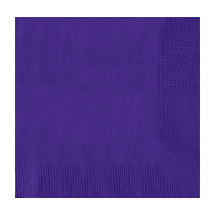 Purple Small Napkins (Pack of 20)