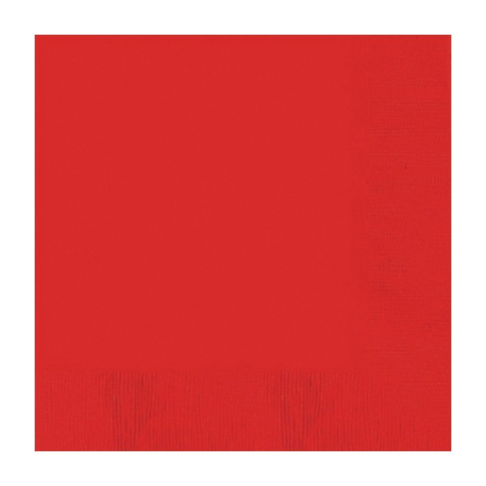 Red Small Napkins (Pack of 20)