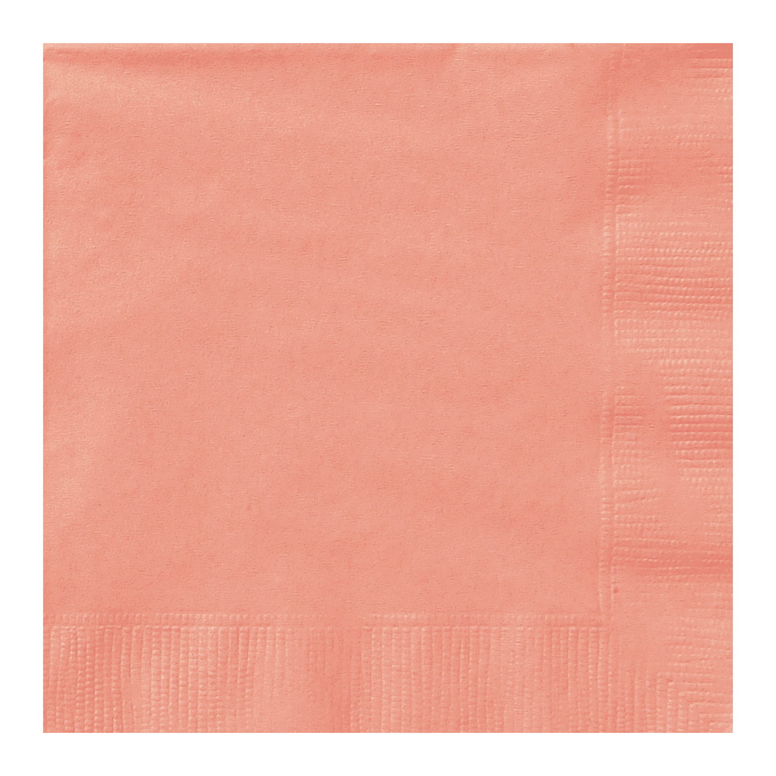 Coral Small Napkins / Serviettes (Pack of 20)