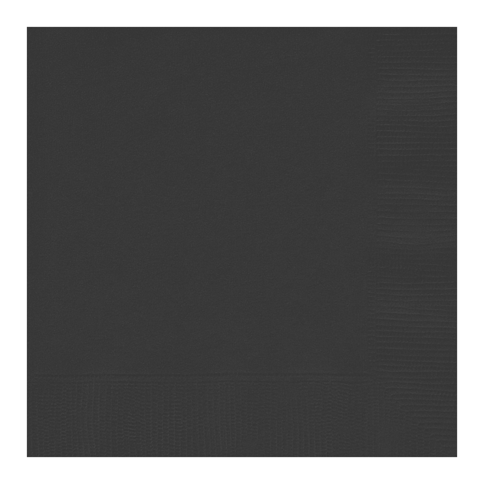 Black Small Napkins / Serviettes (Pack of 50)
