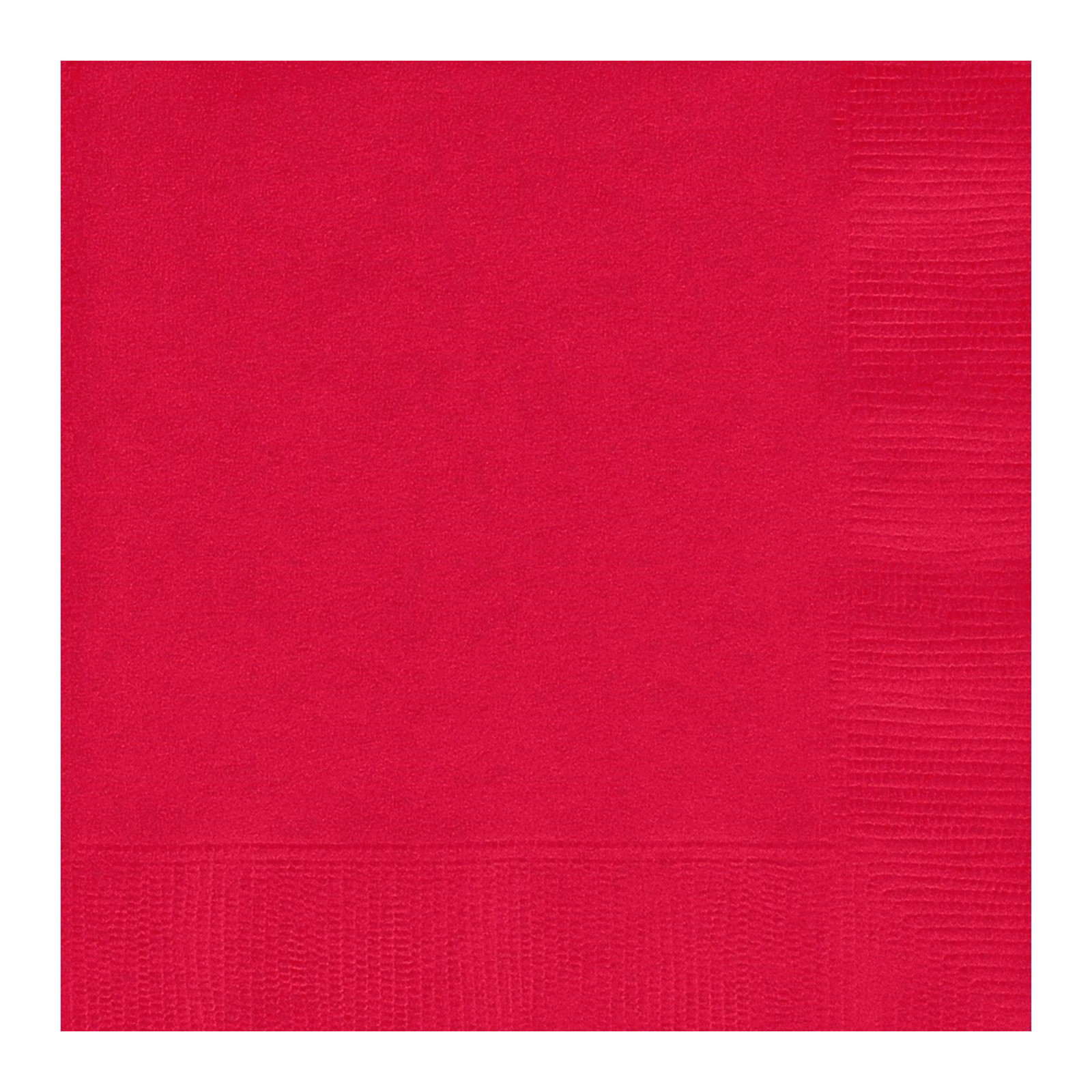 Red Small Napkins (Pack of 50)