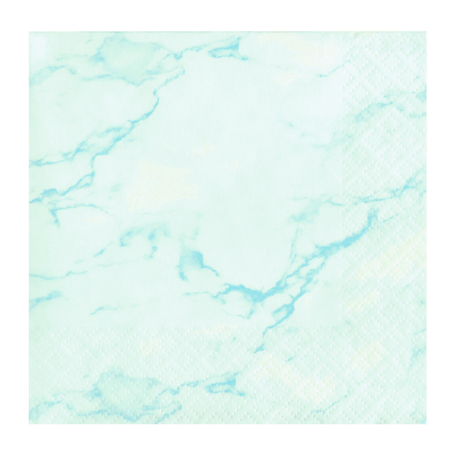 Blue Marble Small Napkins / Serviettes (Pack of 16) 