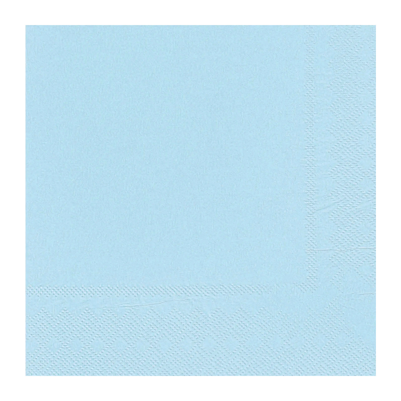 Classic Light Blue Cocktail Napkins / Serviettes (Pack of 50) 