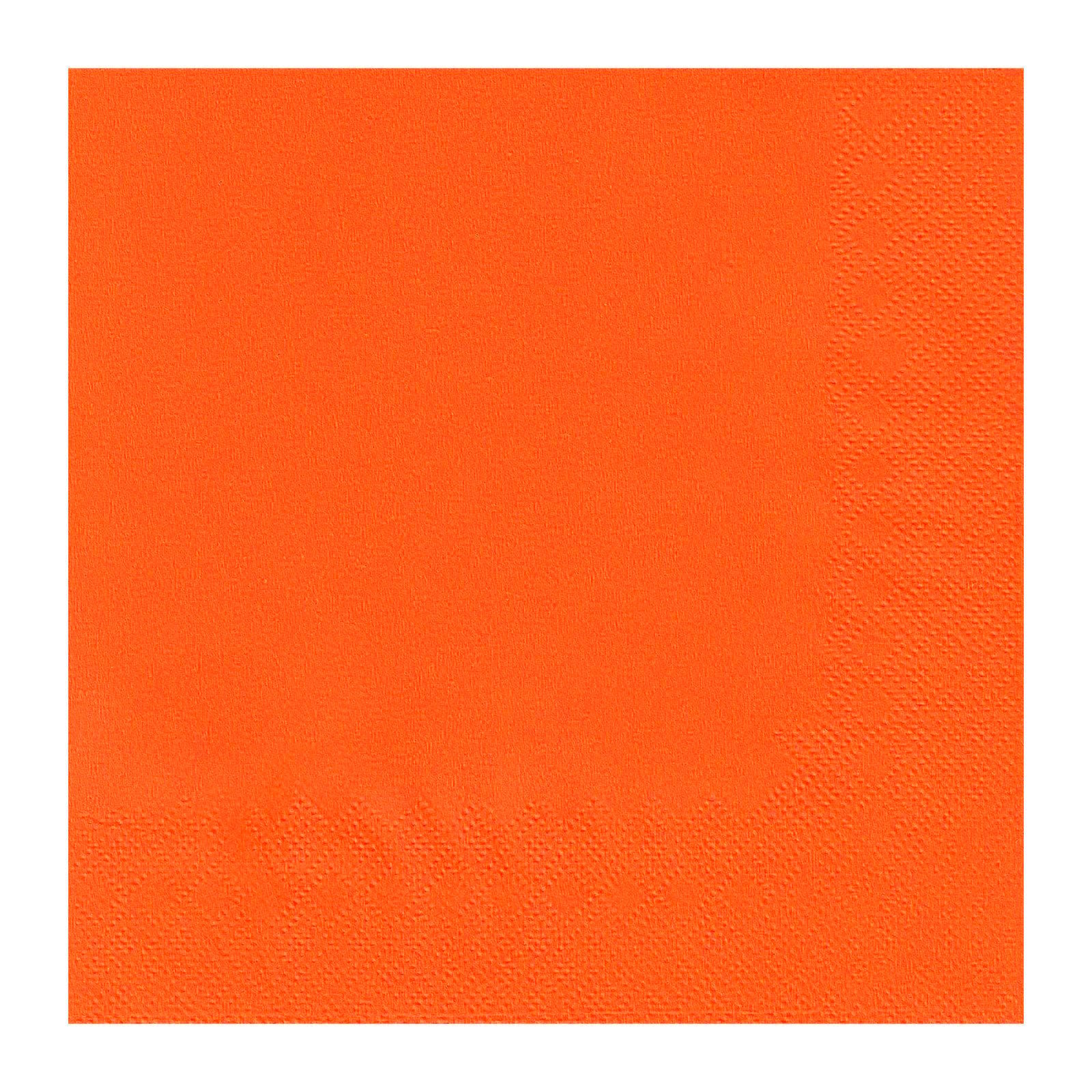 Orange Cocktail Napkins / Serviettes (Pack of 50)