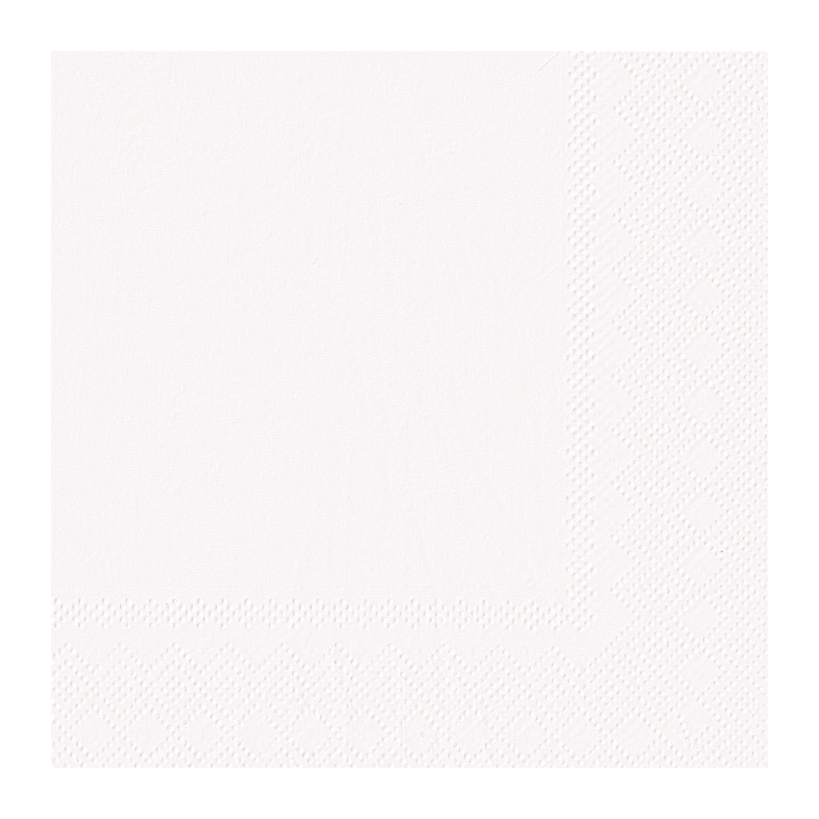 Bright White Small Napkins / Serviettes (Pack of 20) 