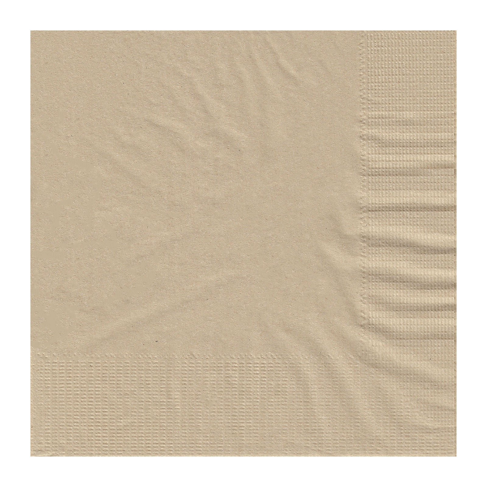Natural Kraft Beverage Napkins / Serviettes (Pack of 100) 
