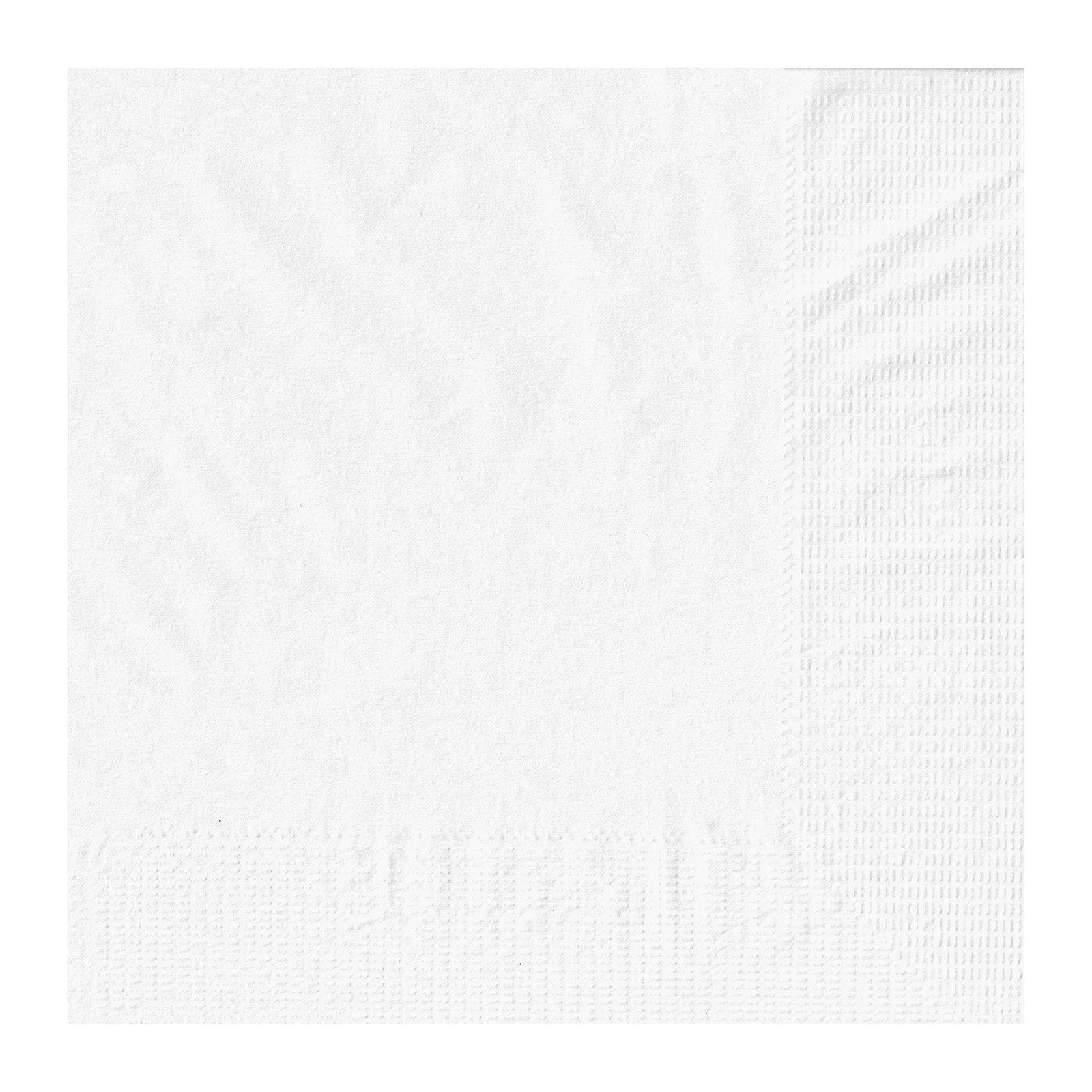 Lemon & Lime White Beverage Napkins / Serviettes (Pack of 100) 