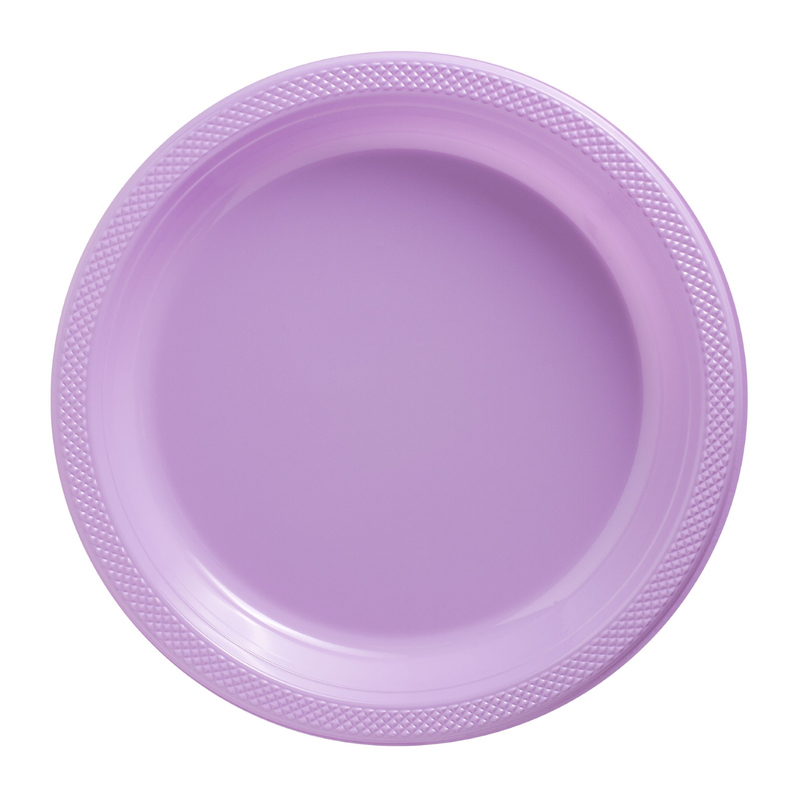 Lavender Small Plastic Plates (Pack of 20)
