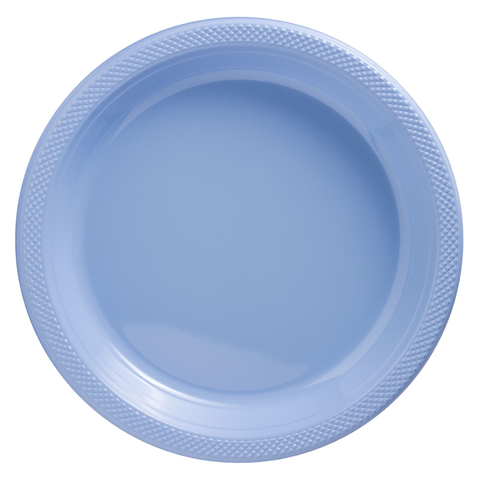 Pastel Blue Small Plastic Plates (Pack of 20)