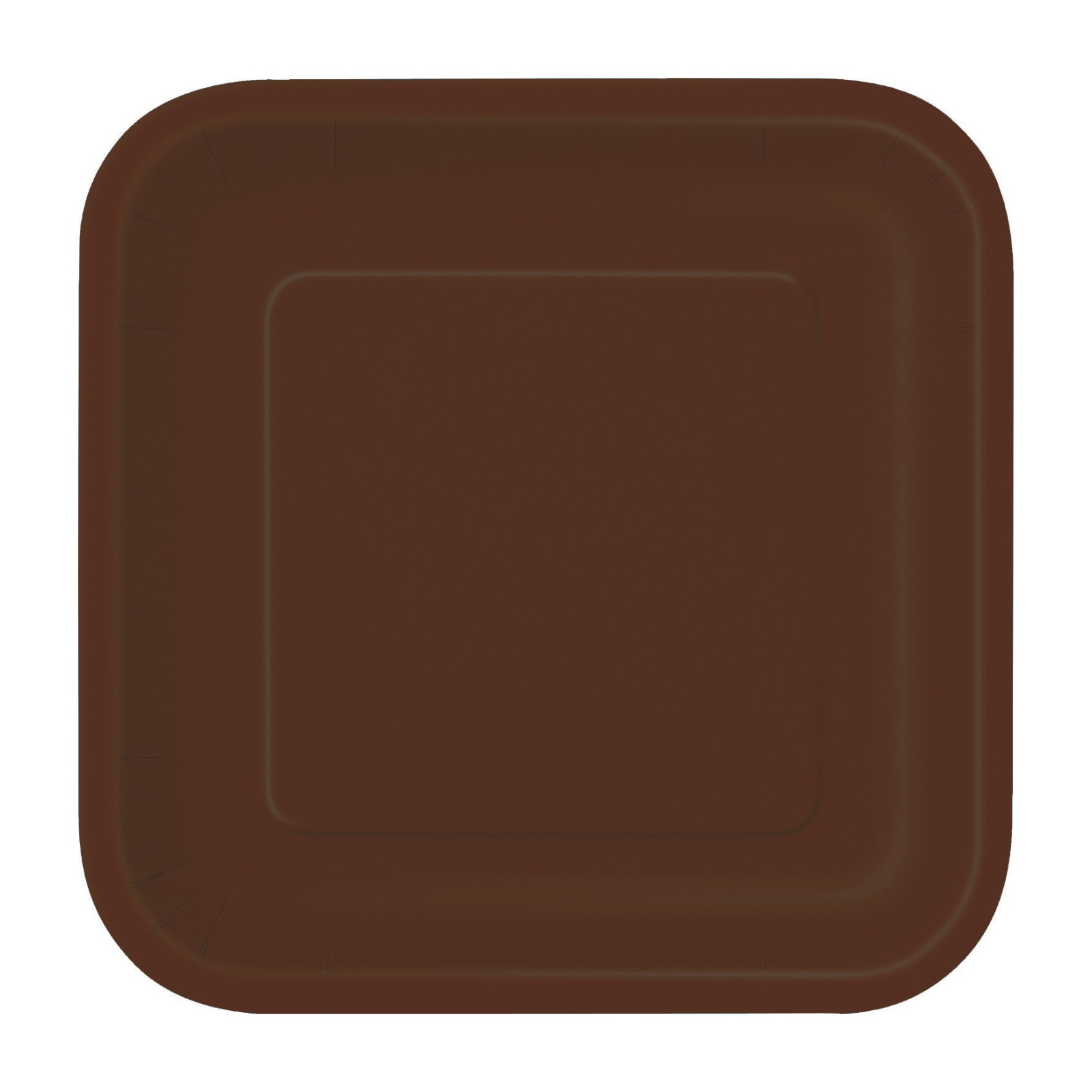 Brown Small Paper Plates (Pack of 16)