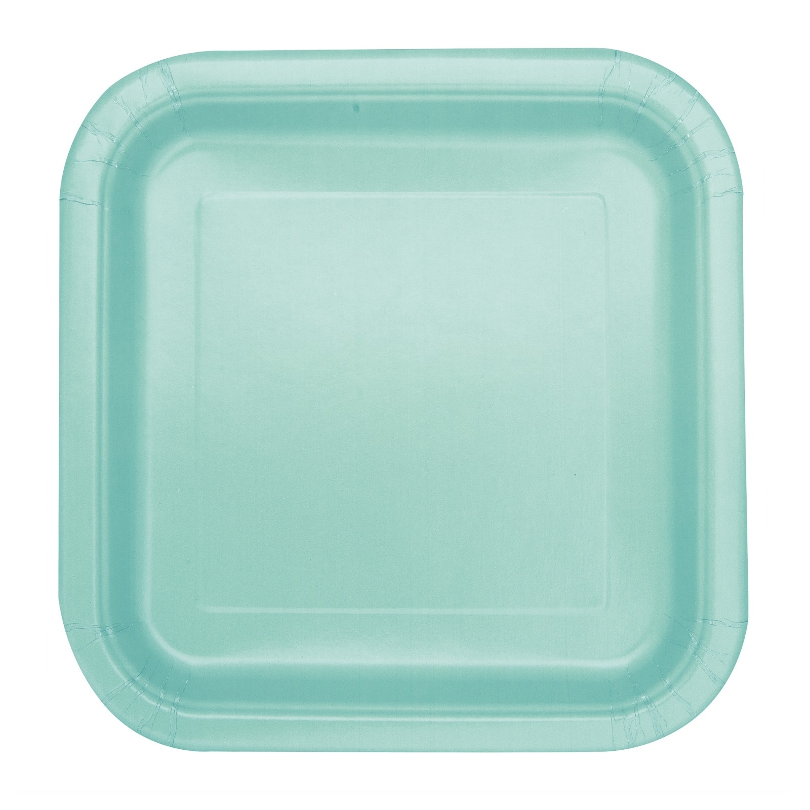 Mint Green Small Paper Plates (Pack of 16)