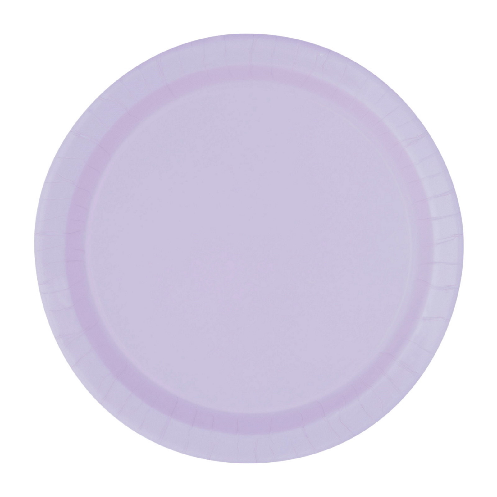 Lavender Small Round Paper Plates (Pack of 8)