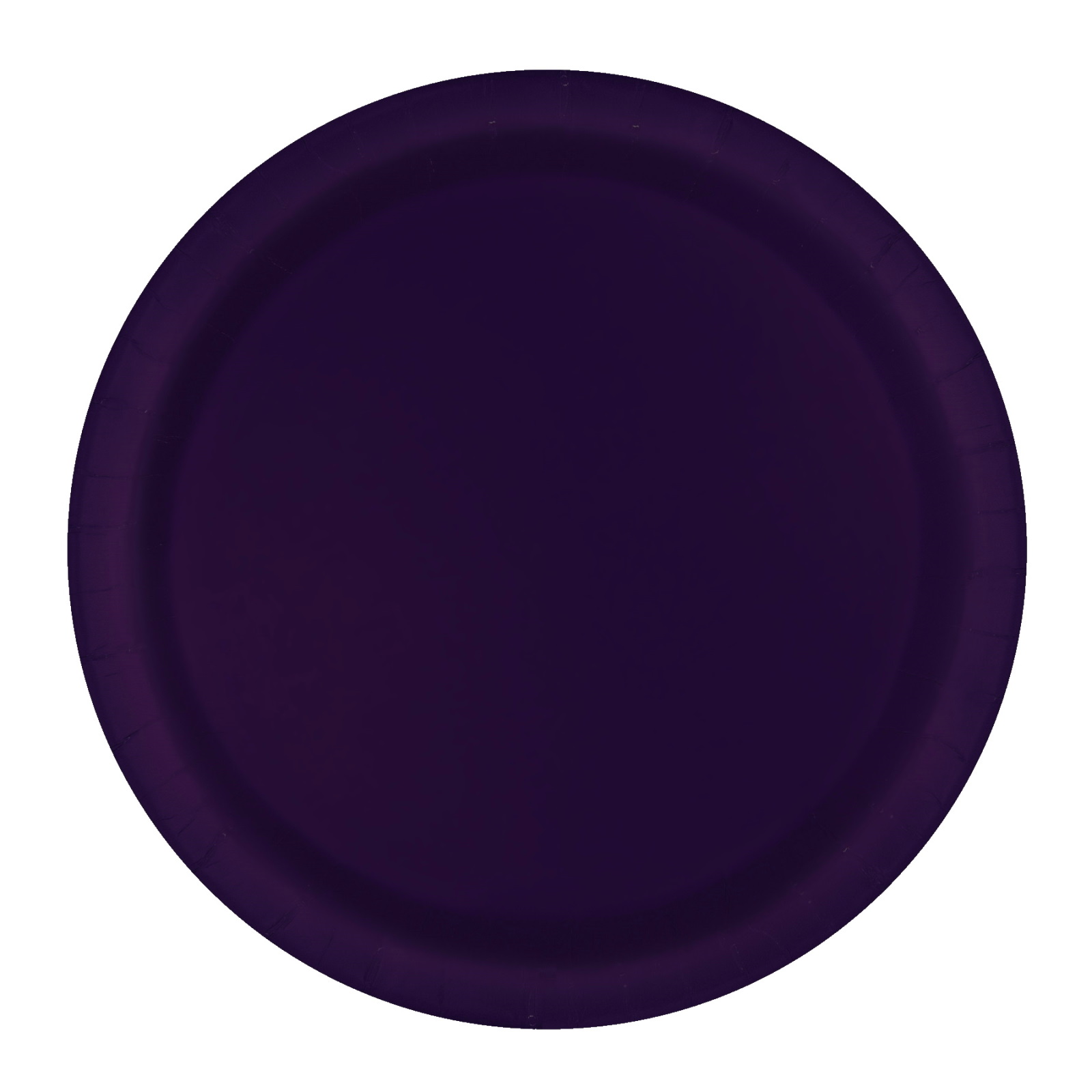 Purple Small Round Paper Plates (Pack of 8)