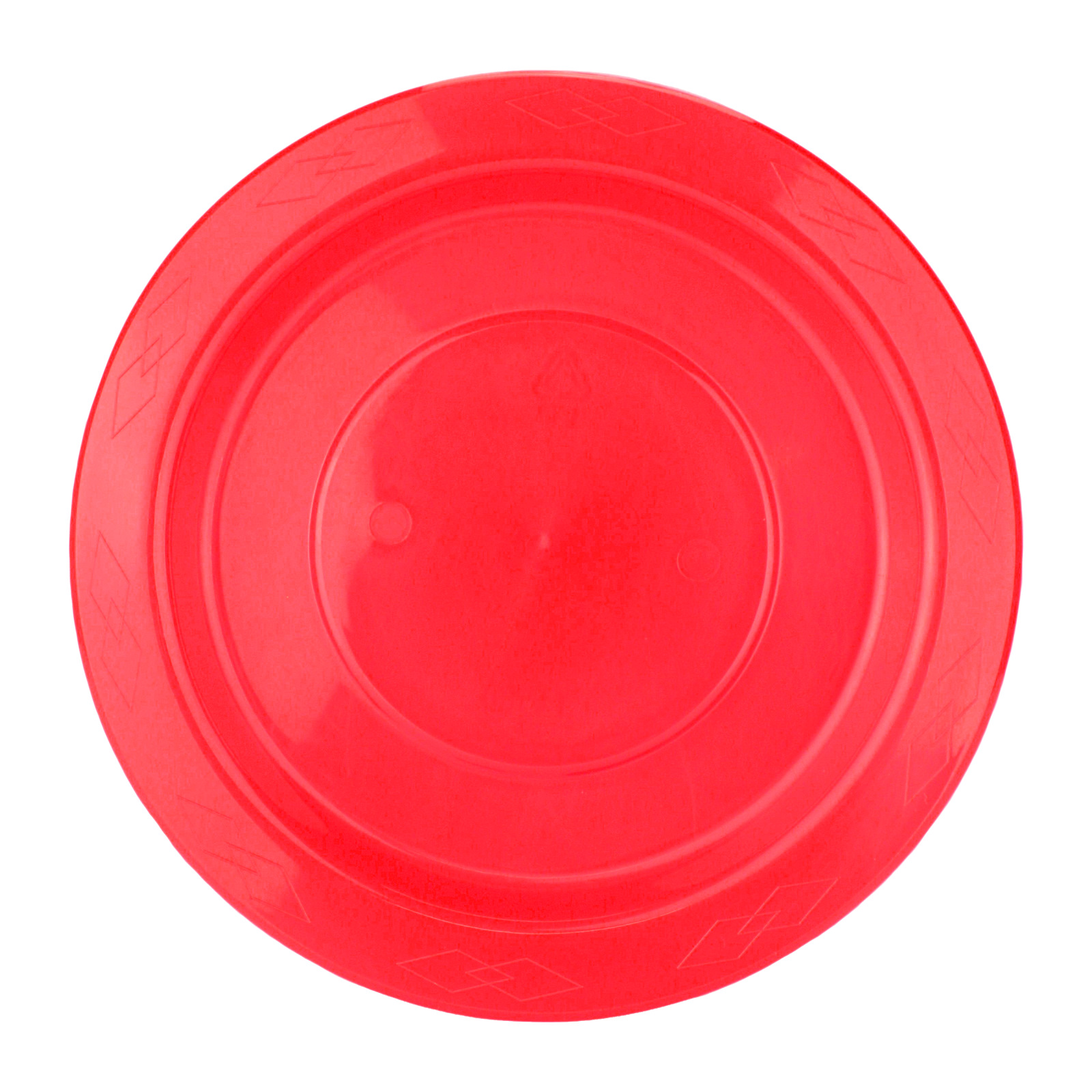 Red 18cm Plastic Reusable Plates (Pack of 20)