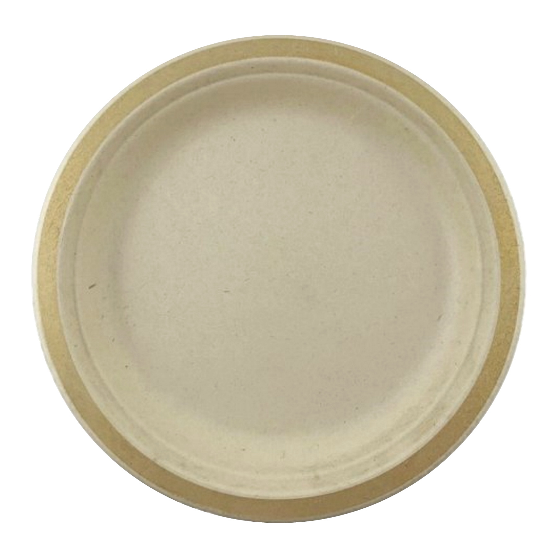 Gold Rim Sugar Cane Small Plates (Pack of 10)