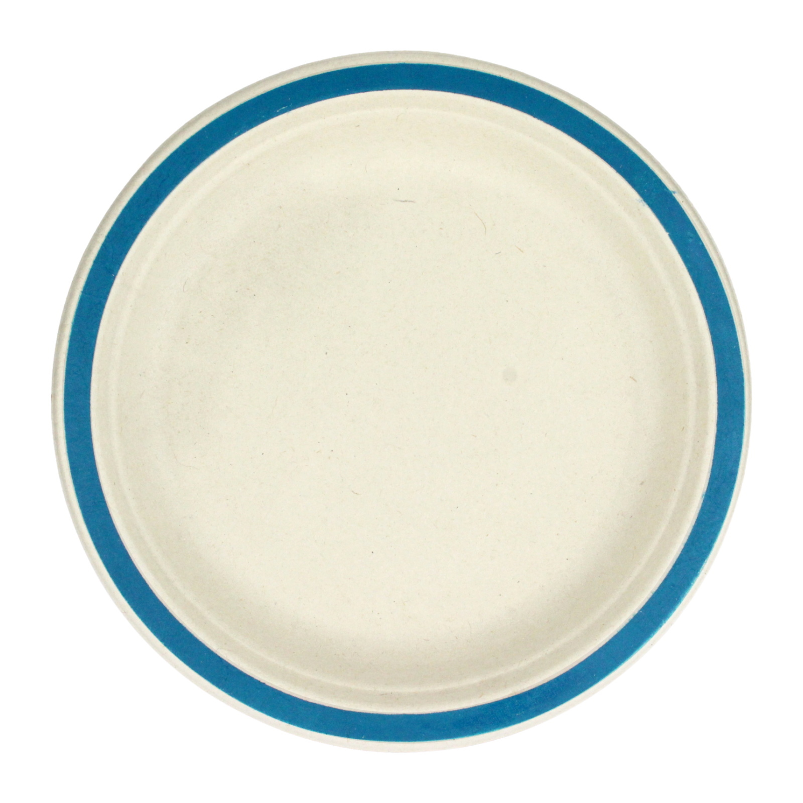Royal Blue Rim Sugar Cane Small Plates (Pack of 10)