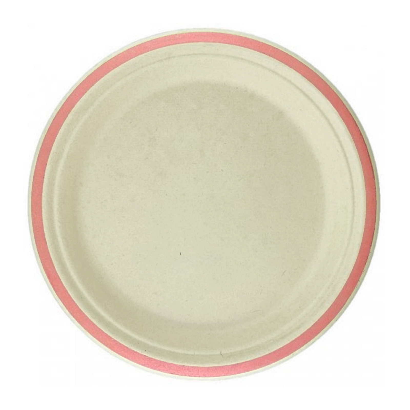 Rose Gold Rim Sugar Cane Small Plates (Pack of 10)