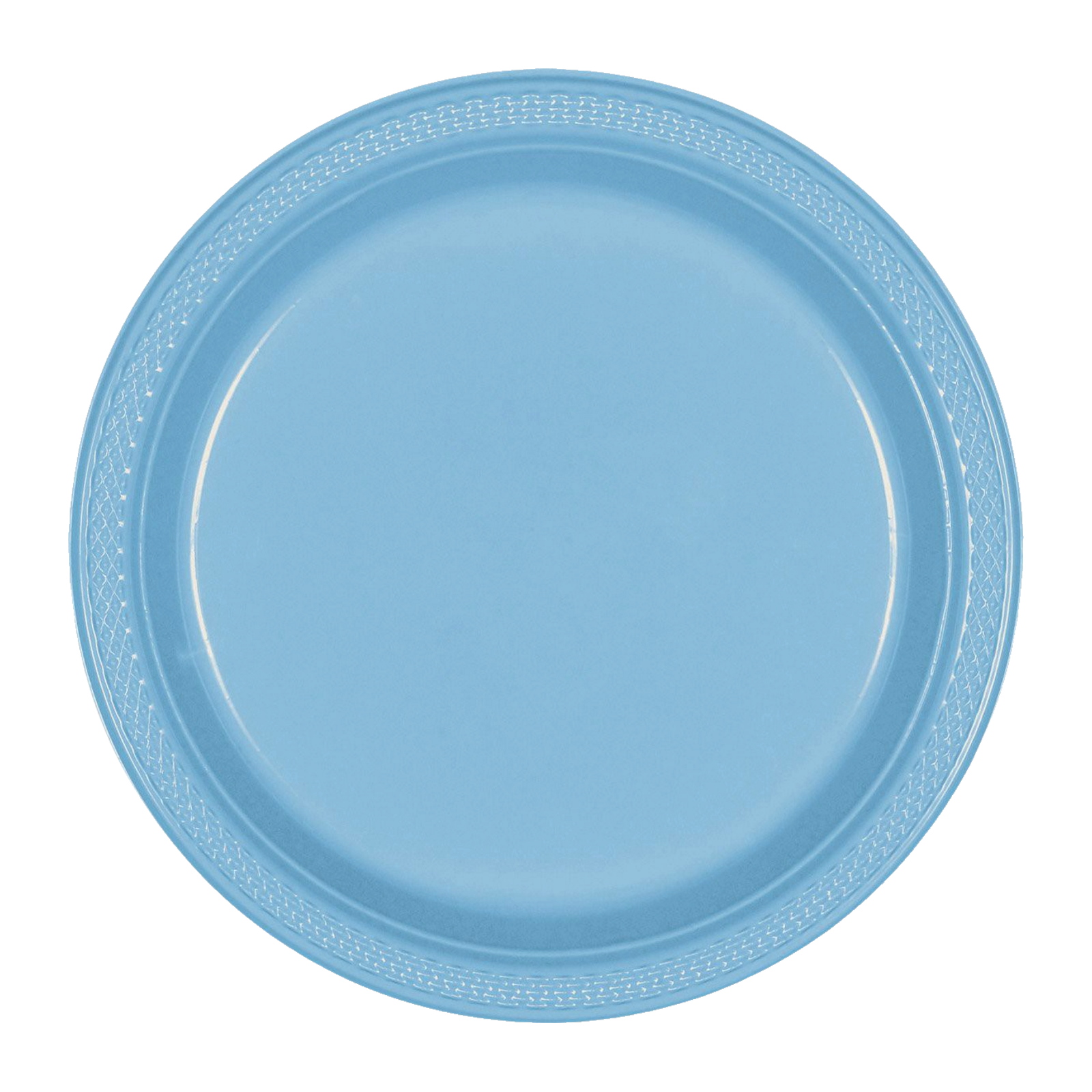 Amscan Pastel Blue 17cm Reusable Plates (Pack of 20)