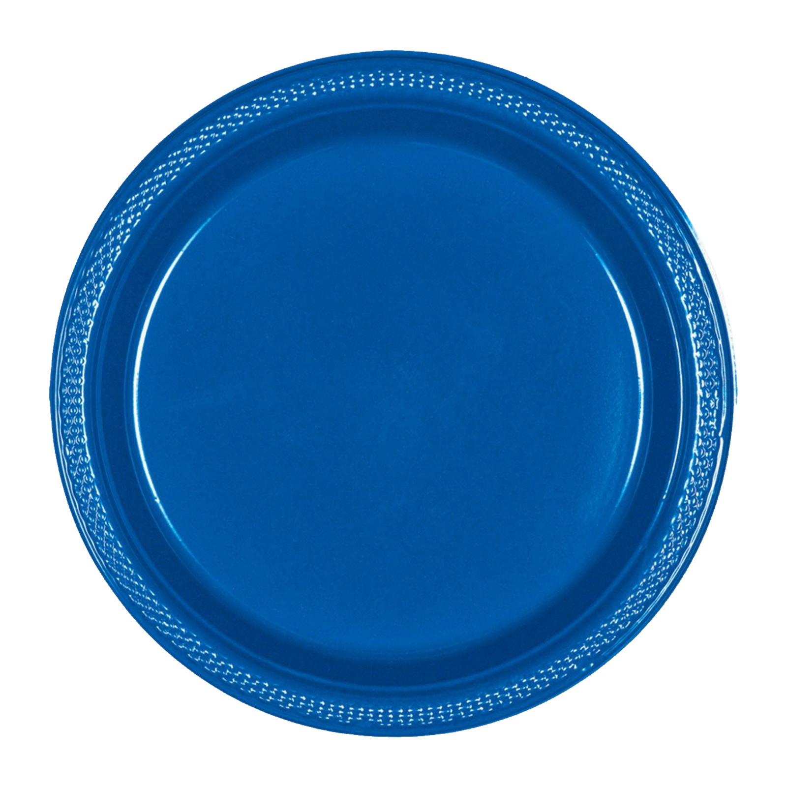 Bright Royal Blue 17cm Reusable Plates (Pack of 20)