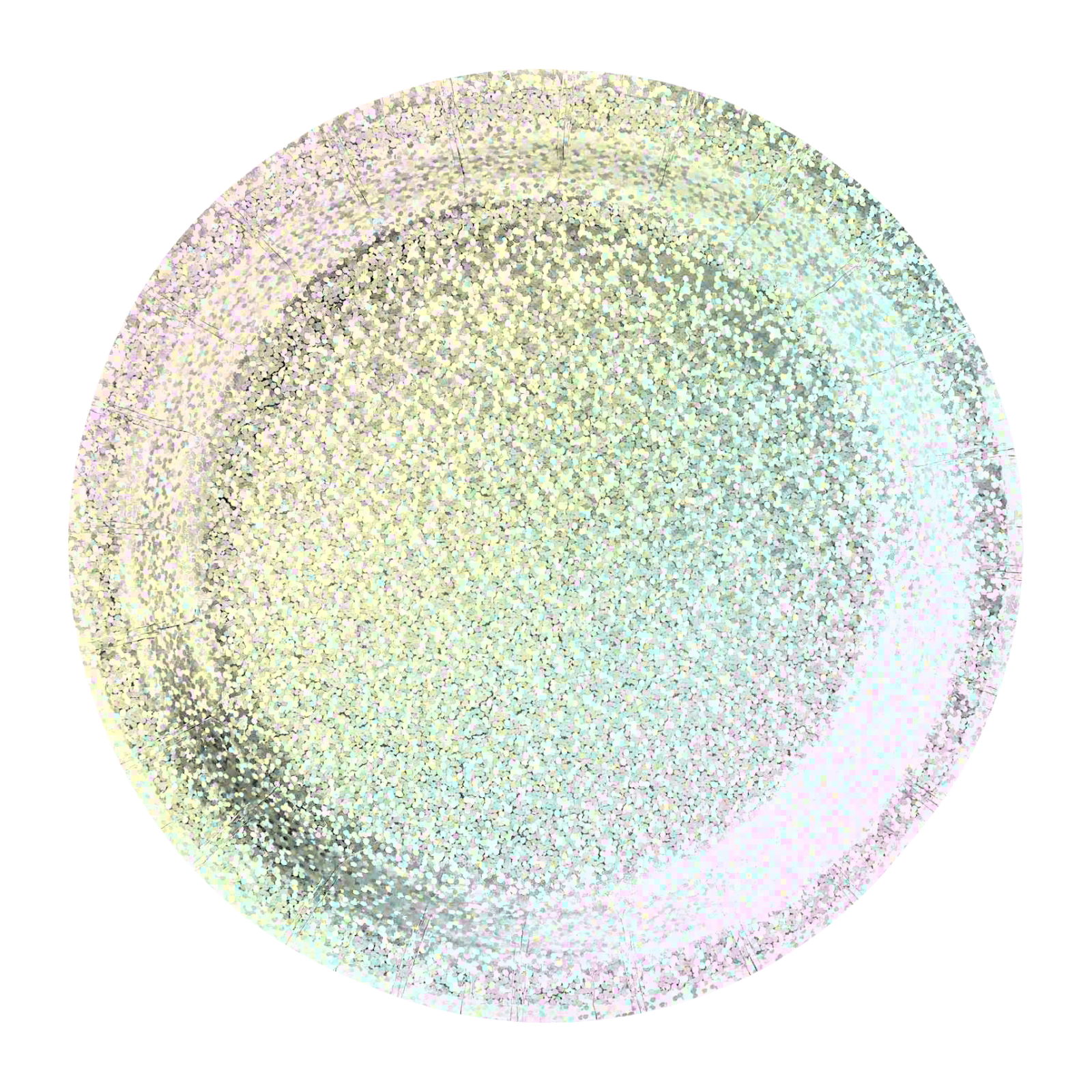 Prismatic 17cm Silver Paper Plates (Pack of 8)