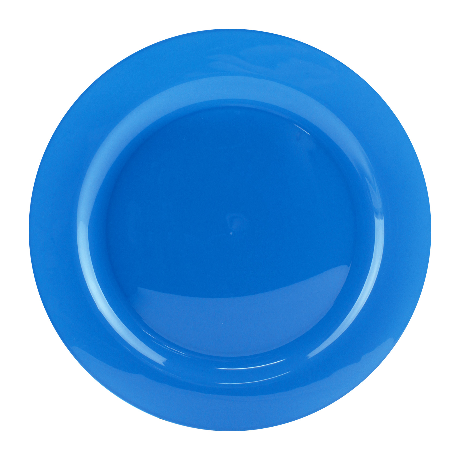 Cobalt Blue 18cm Plastic Reusable Plates (Pack of 10)