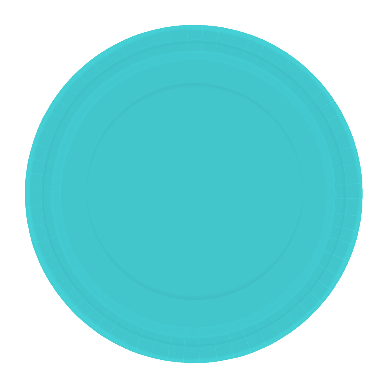 Caribbean Blue 17cm Round Paper Plates NPC (Pack of 20) 