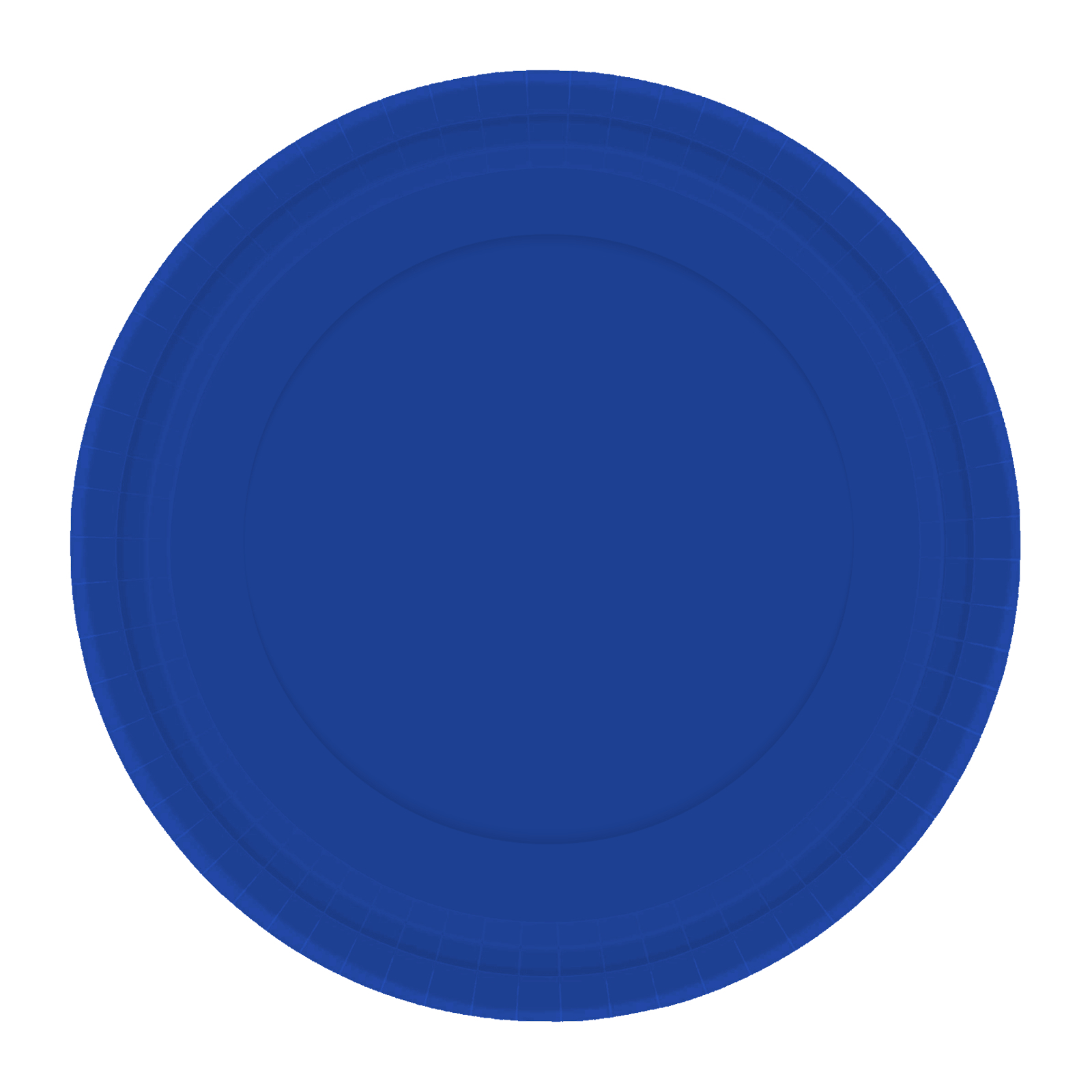 Bright Royal Blue 17cm Round Paper Plates NPC (Pack of 20) 