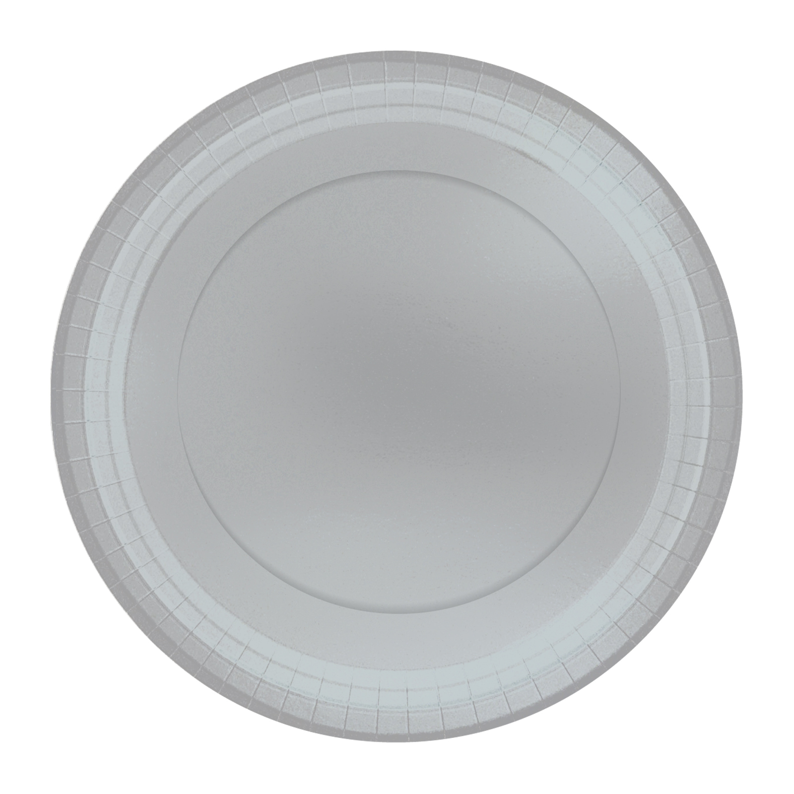 Silver 17cm Round Paper Plates NPC (Pack of 20)
