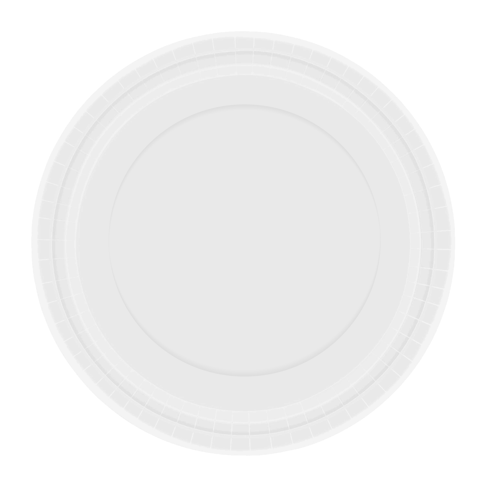 Frosty White 17cm Round Paper Plates NPC (Pack of 20)