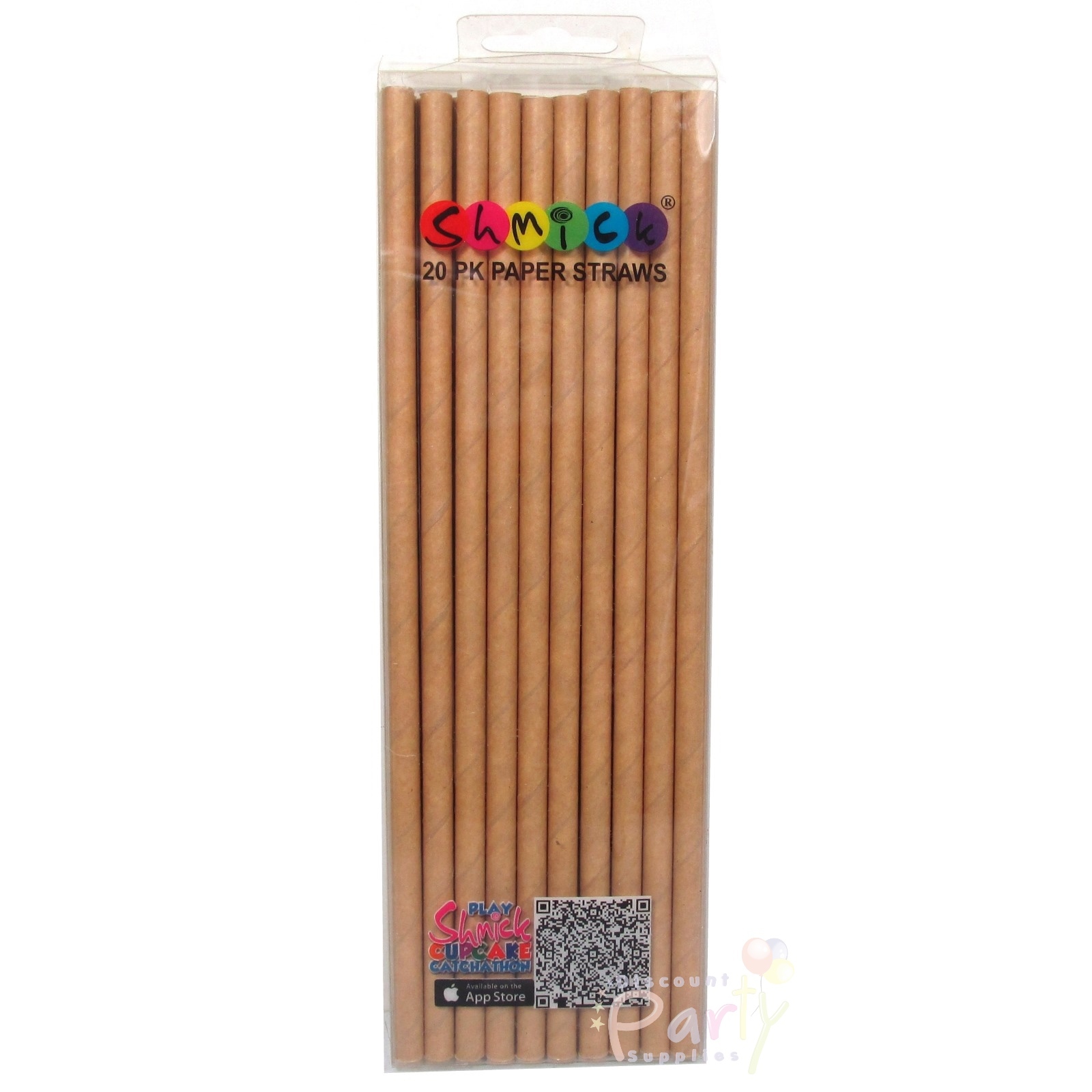 Brown Kraft Paper Straws (Pack of 20)