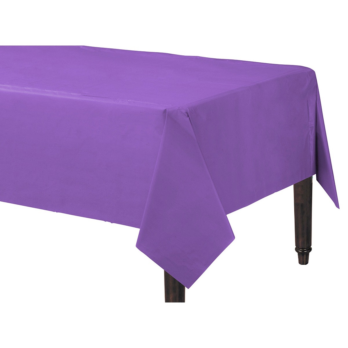Violet Rectangular Plastic Tablecloth