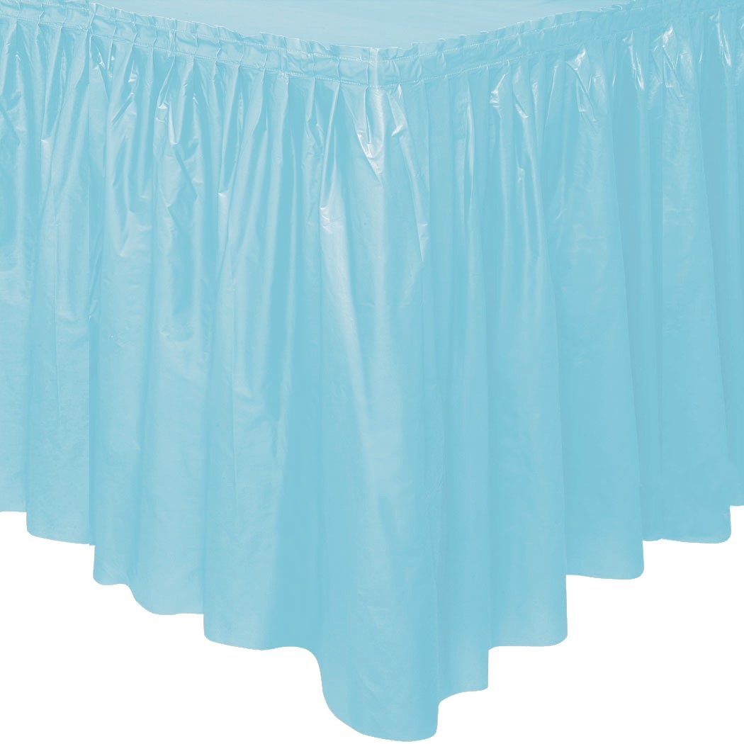 Light blue skirt table hotsell