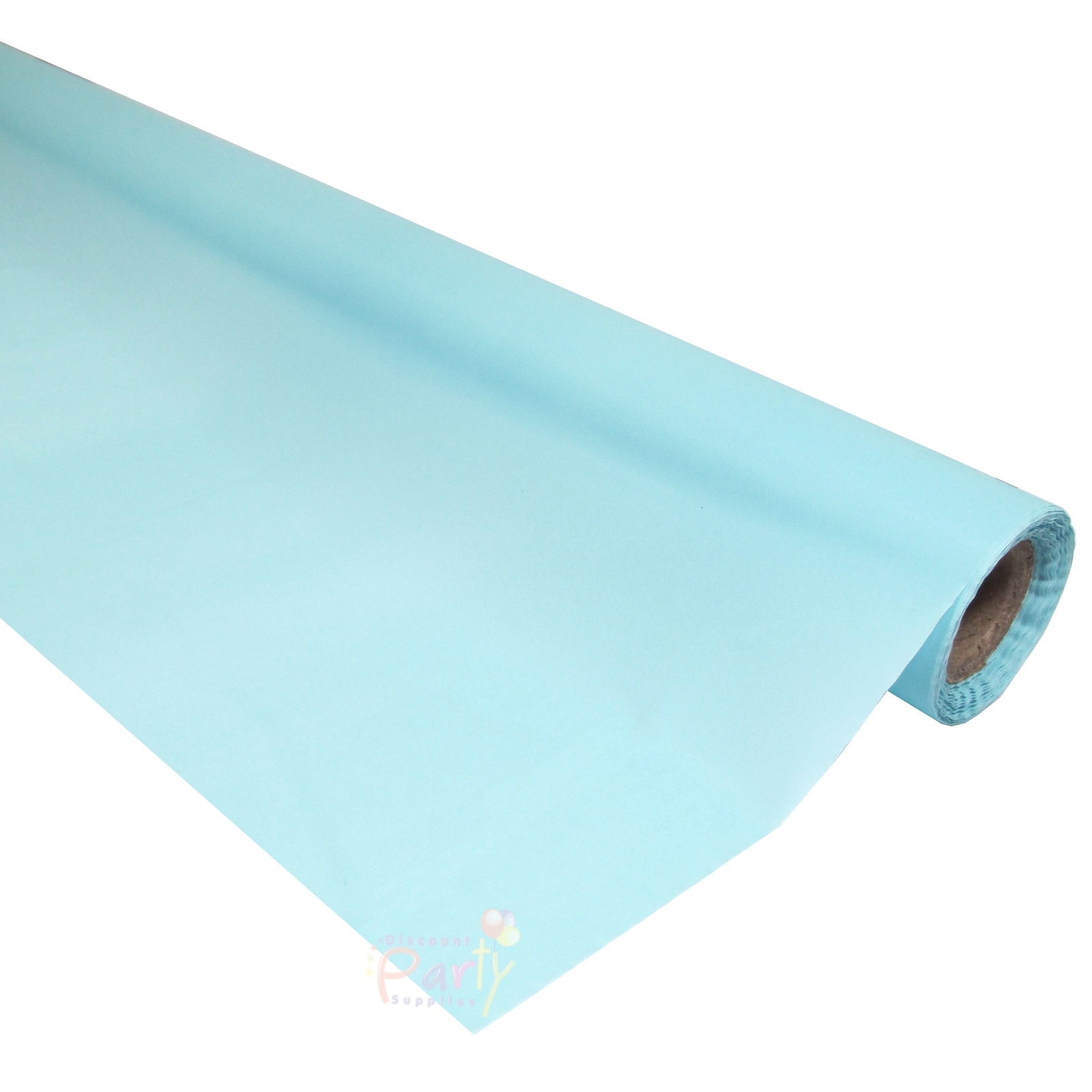 Light Blue Plastic 30m Table Roll