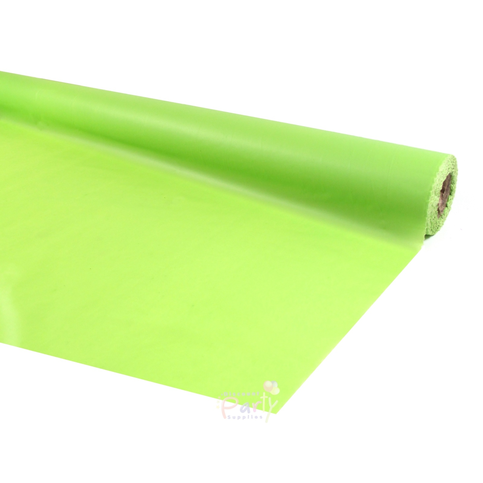 Lime Green Plastic 30m Table Roll
