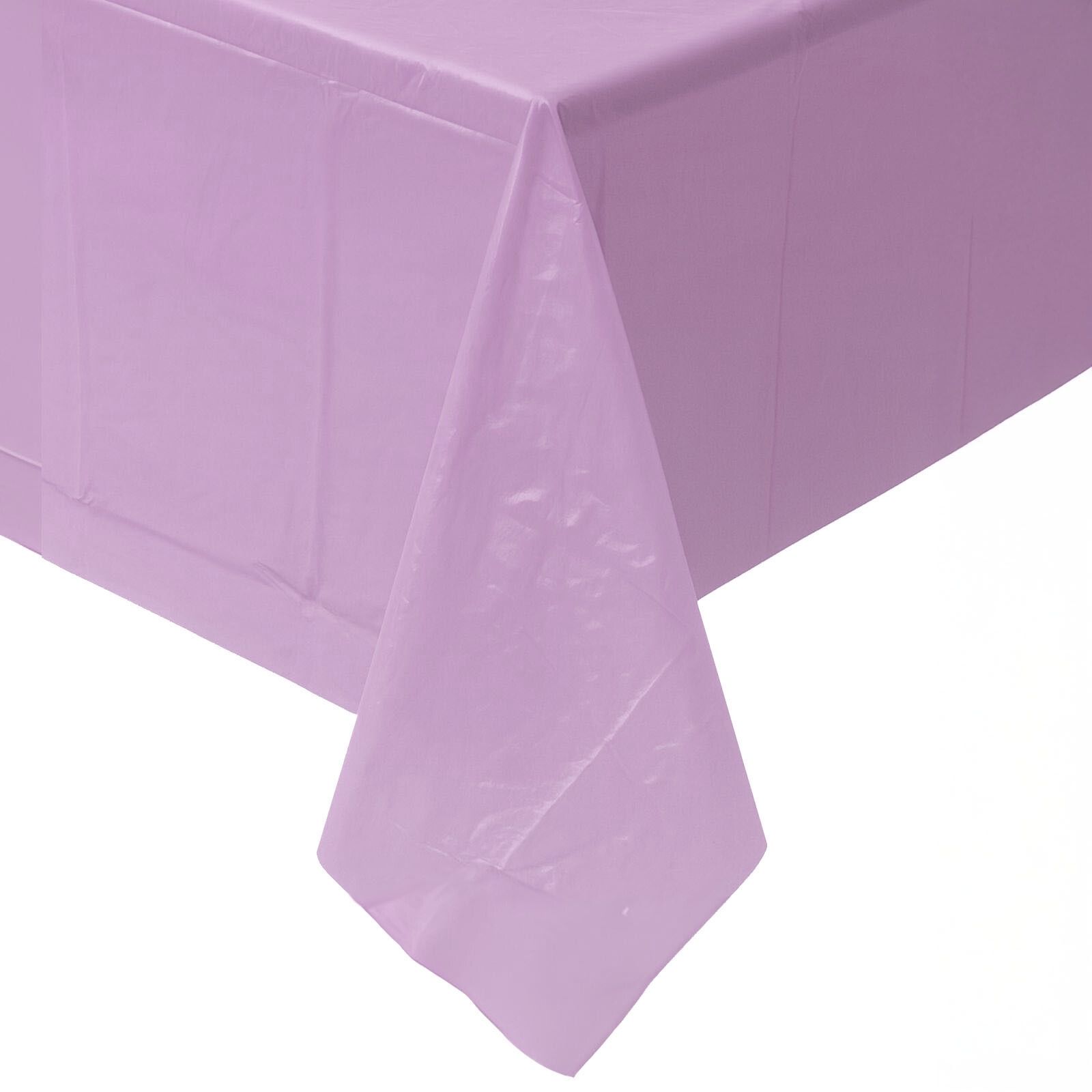 Lavender Rectangular Plastic Tablecloth