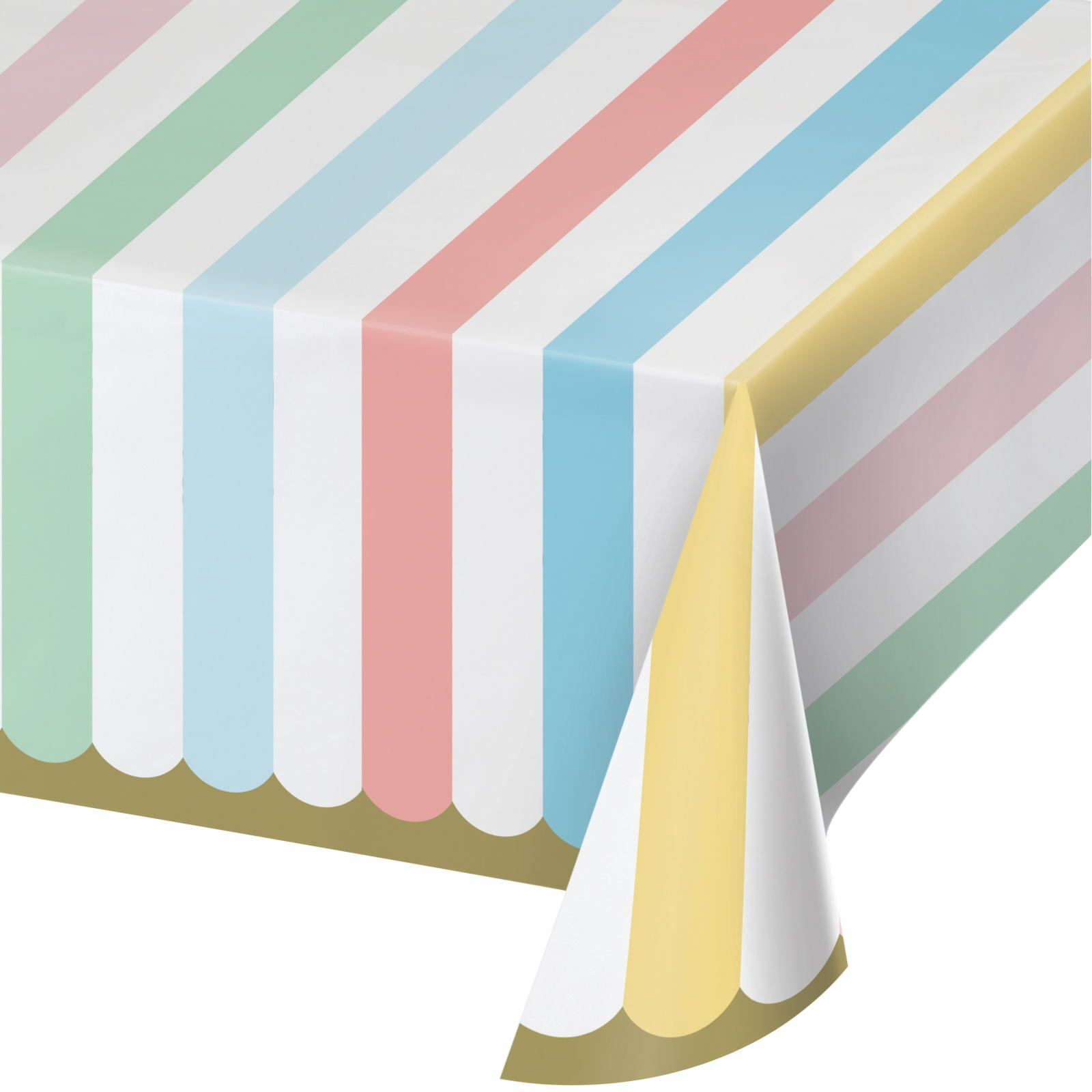 Pastel Celebrations Paper Tablecloth