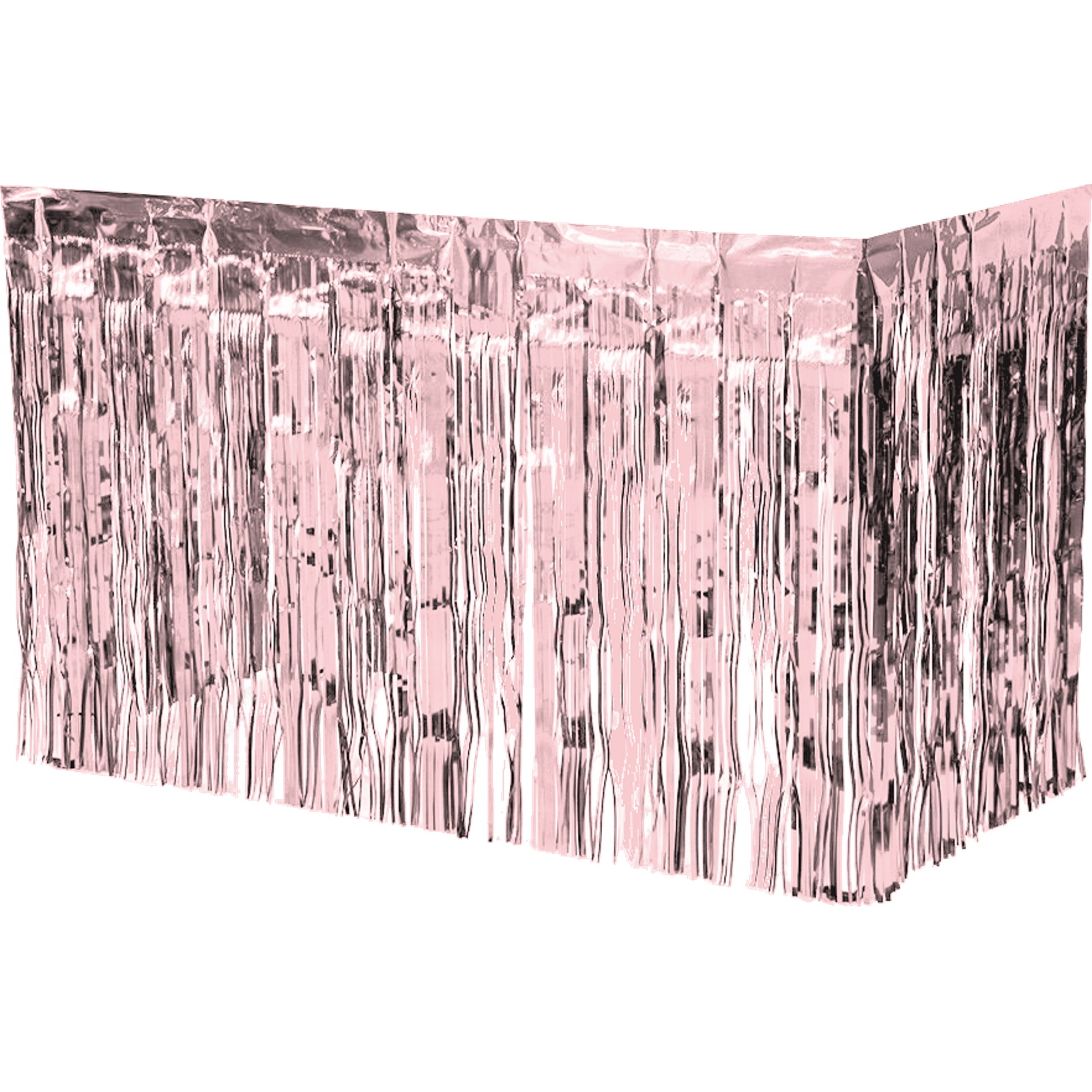 Metallic Pink Rose Table Skirt