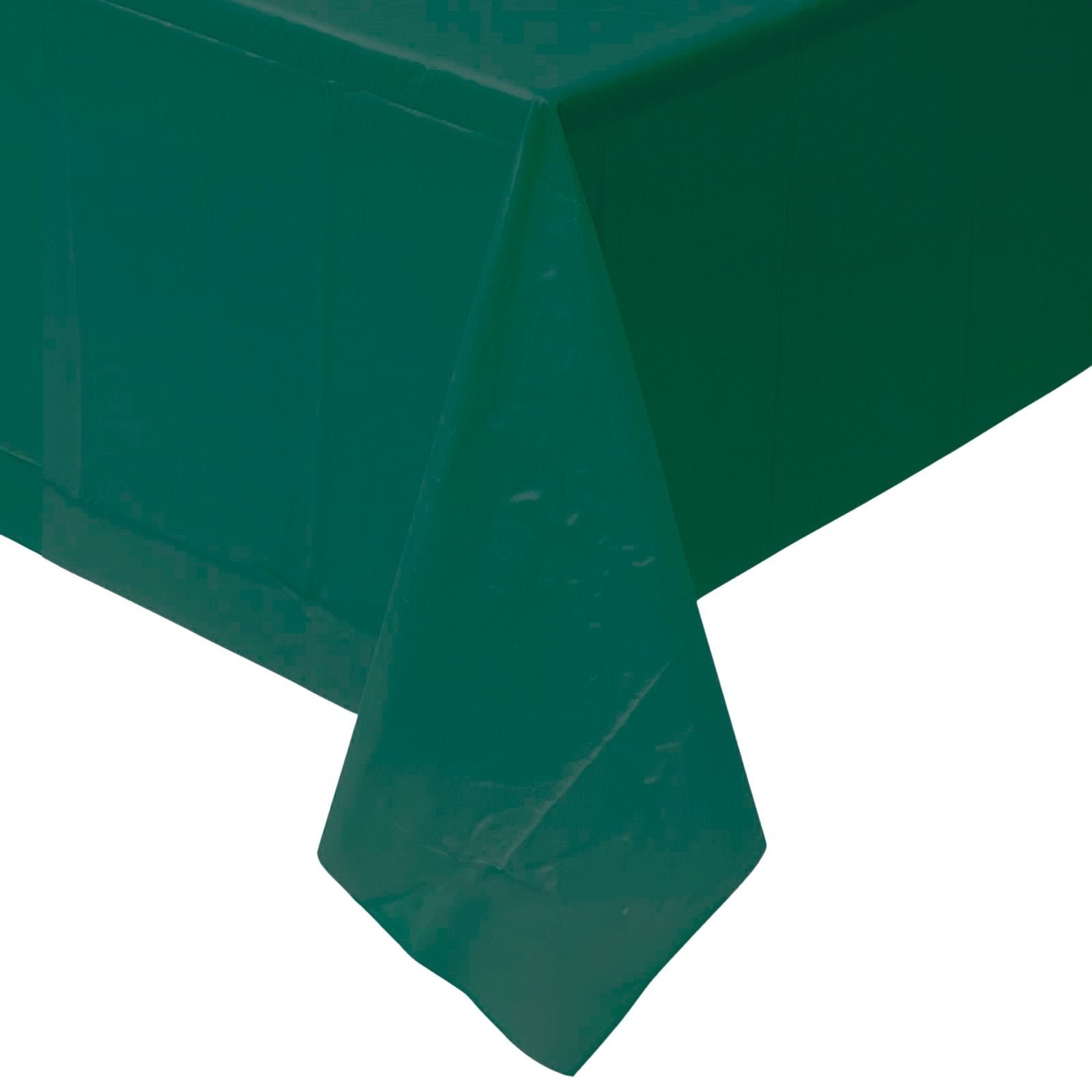 Green Plastic Rectangular Tablecloth