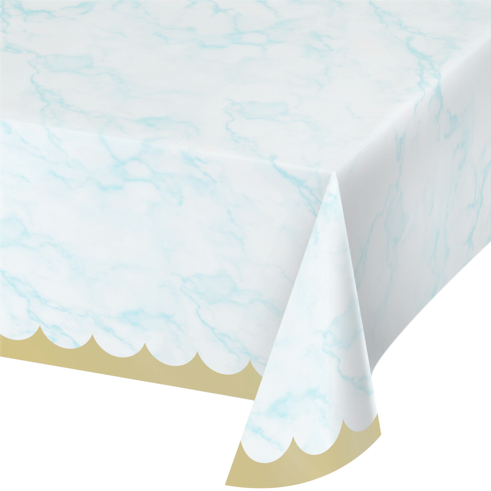 Blue Marble Paper Tablecloth