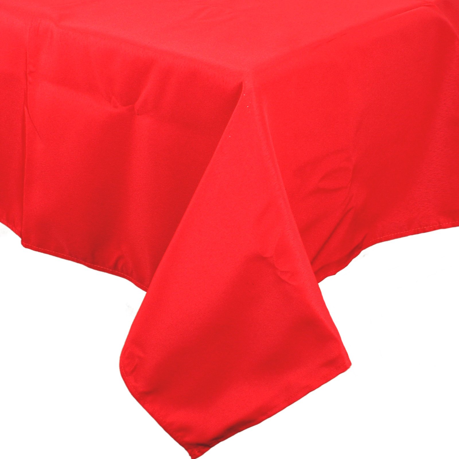 Red Rectangular Fabric Tablecloth 137cm x 243cm