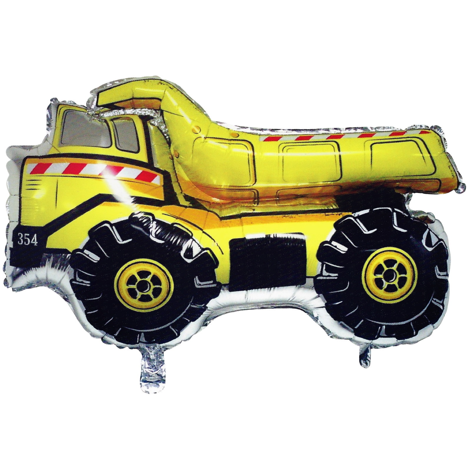 Yellow Dump Truck Supershape Foil Balloon 58cm 