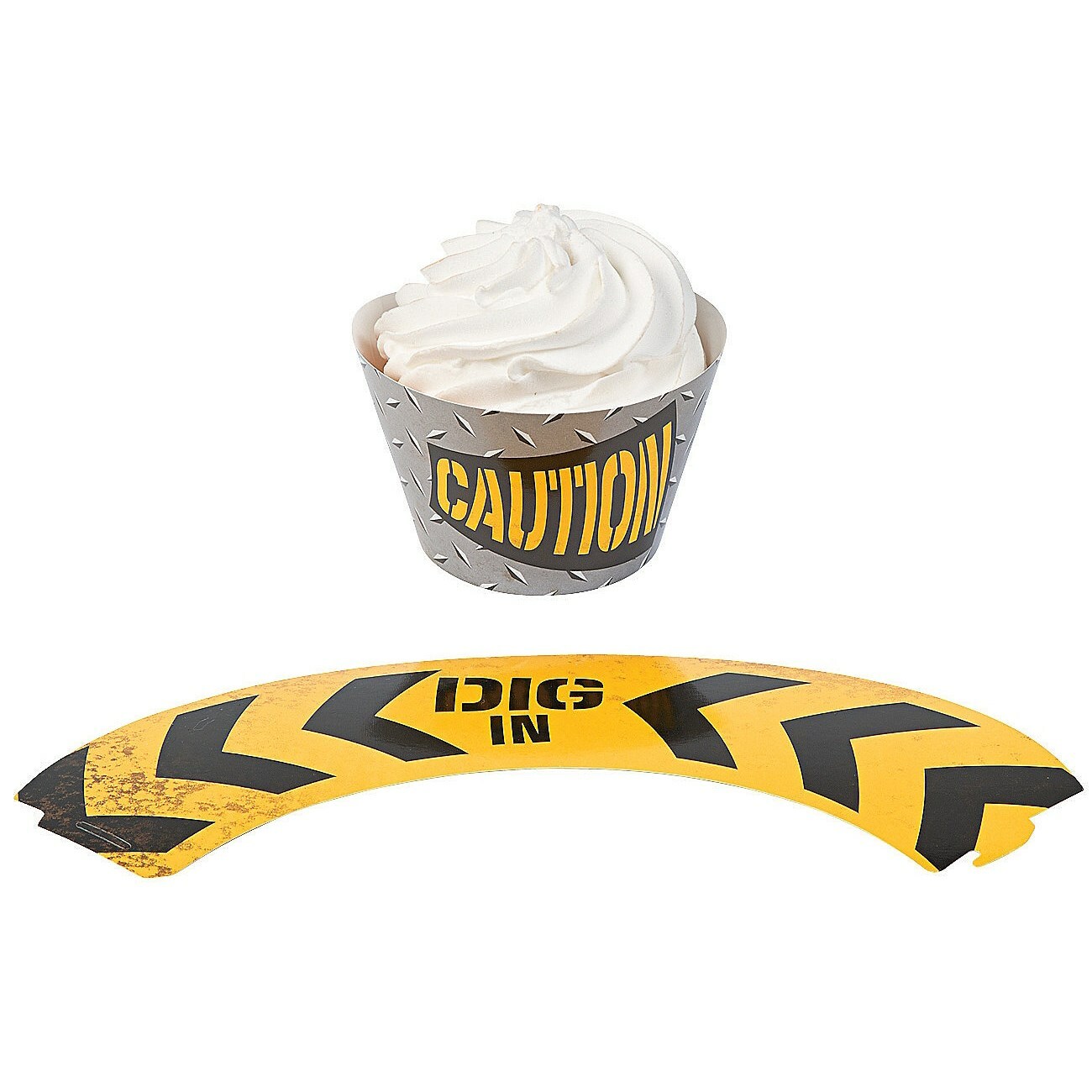 Construction Zone Cupcake Wrappers (Pack of 24)