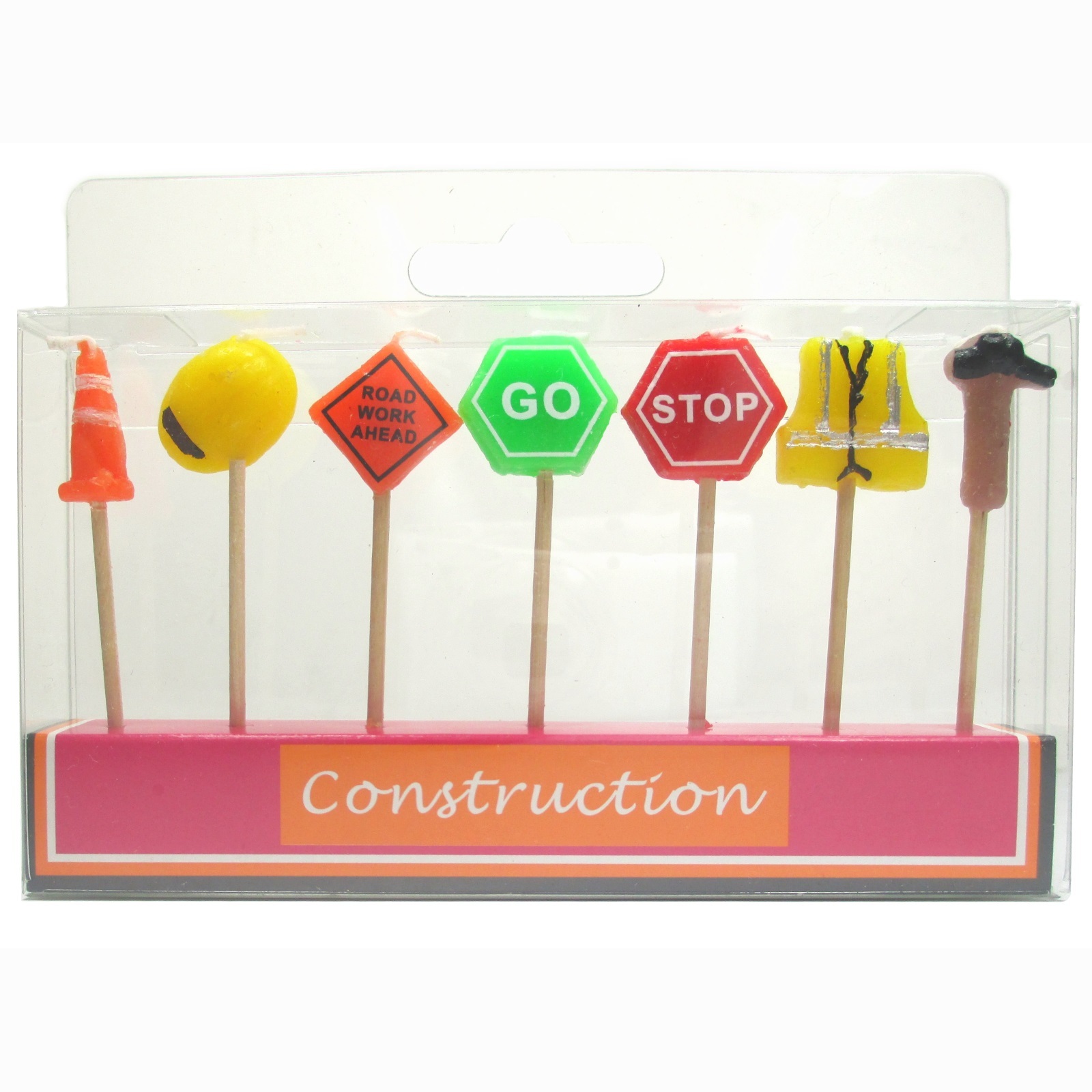 Construction Mini Candles (Set of 7)