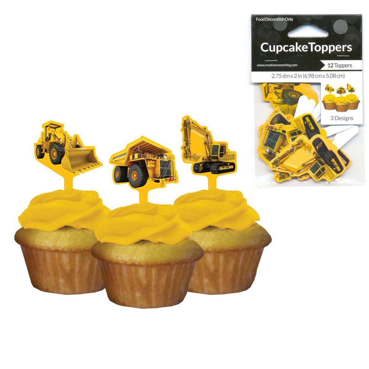 Construction Zone Cupcake Picks (Pack of 12)