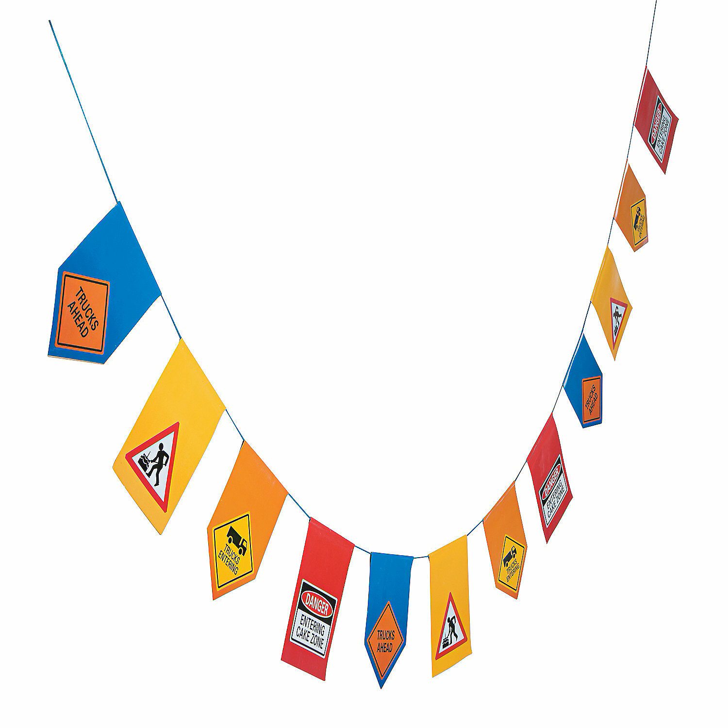 Construction Signs Garland Banner