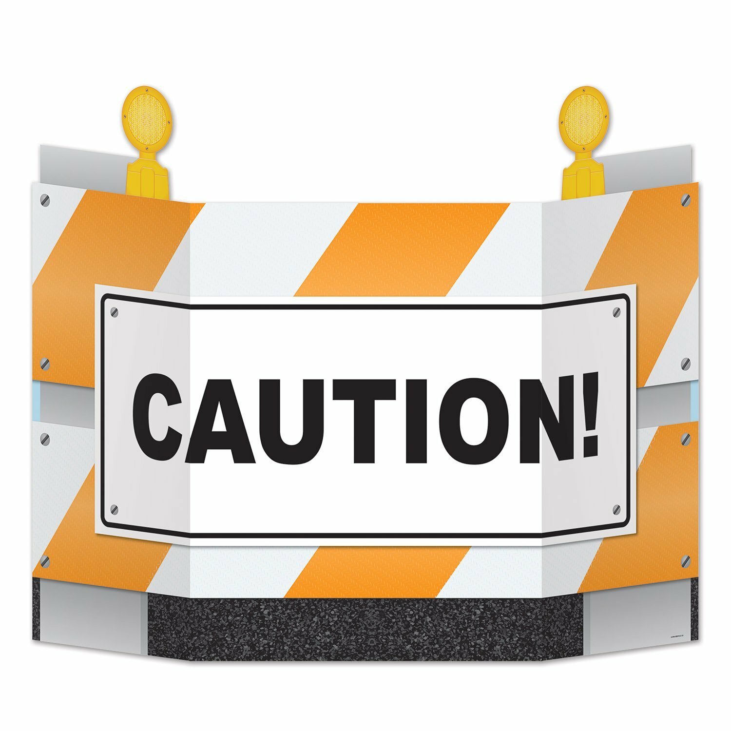 Construction Barricade Party Prop