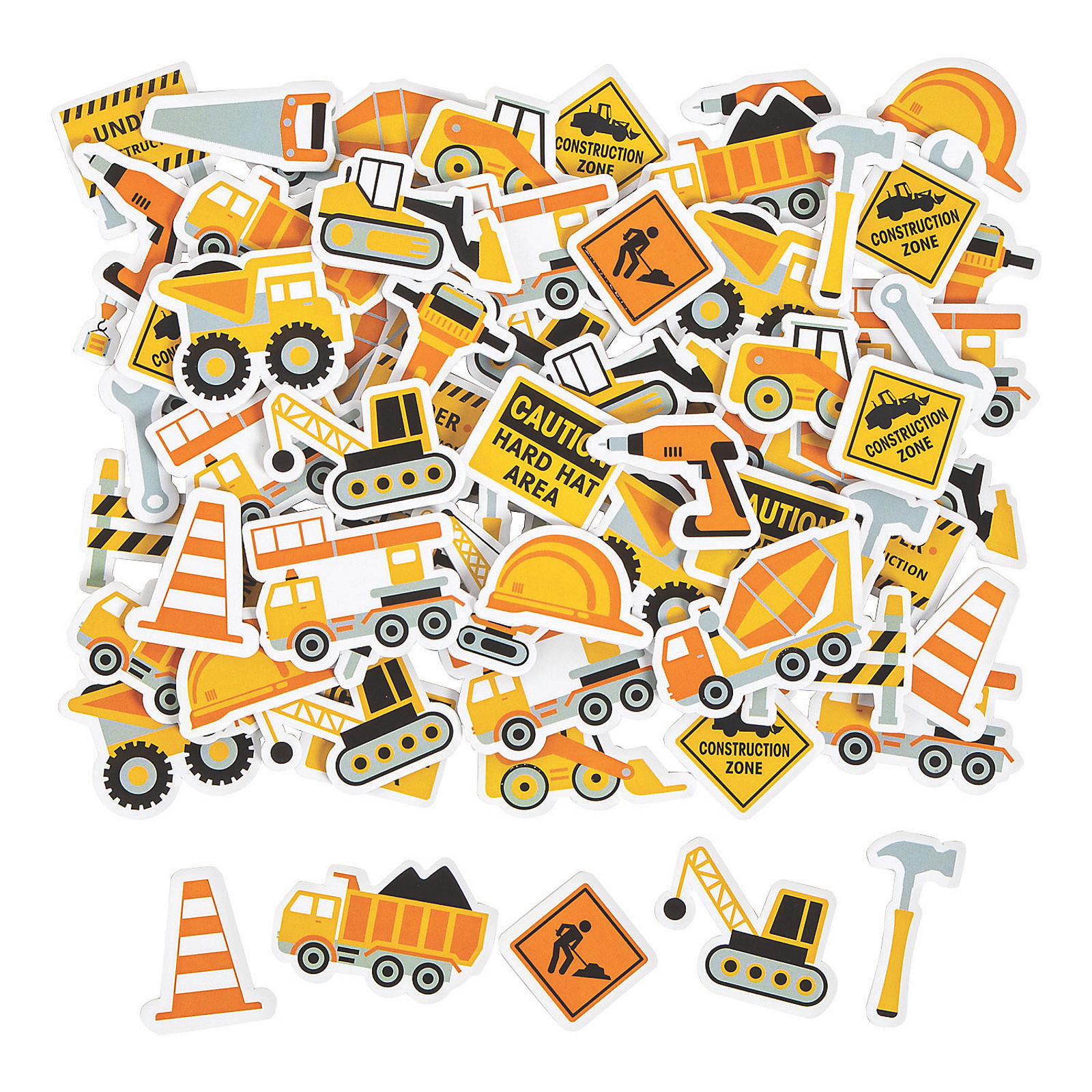 Construction Foam Self-Adhesive Shapes (Pack of 300)