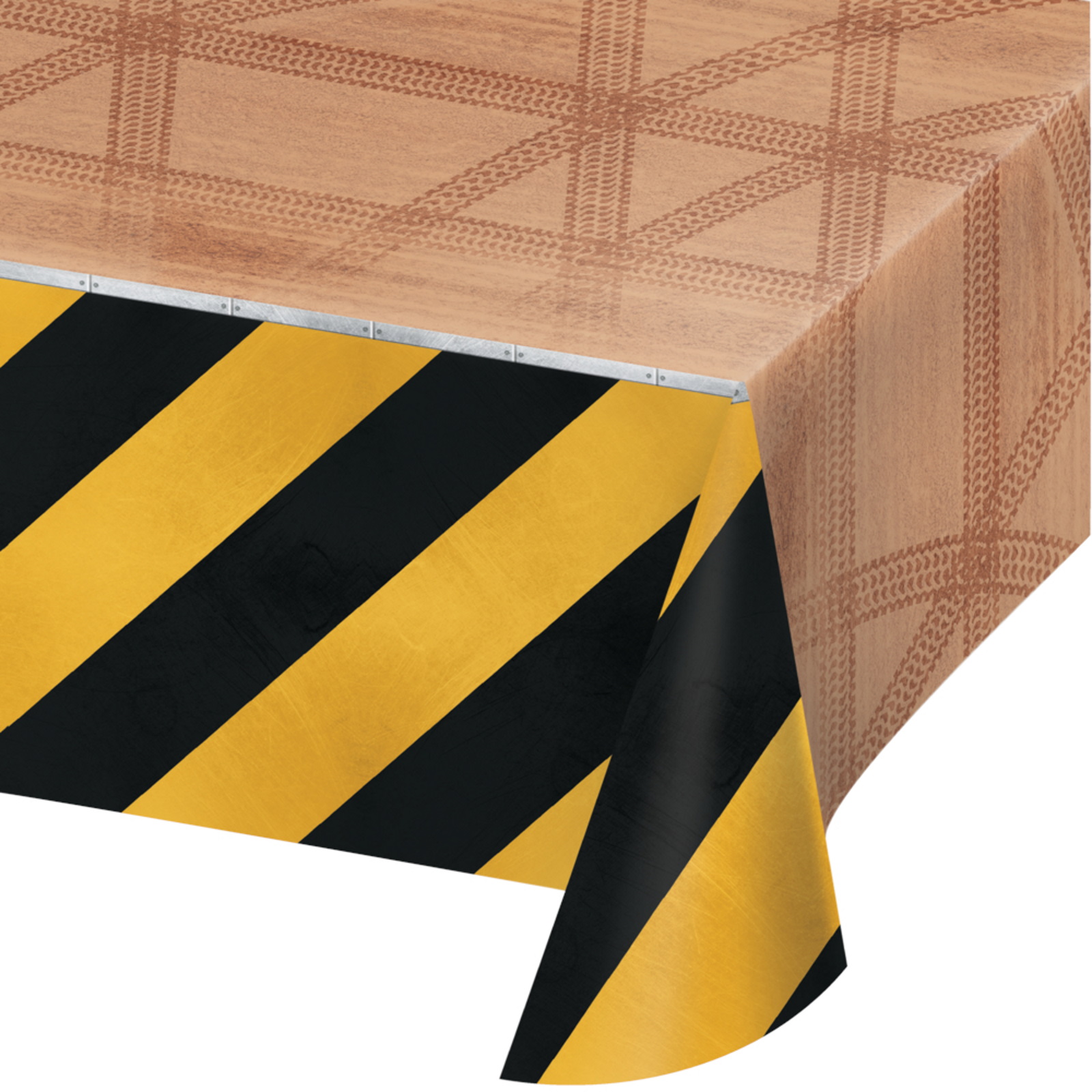 Big Dig Construction Plastic Tablecloth