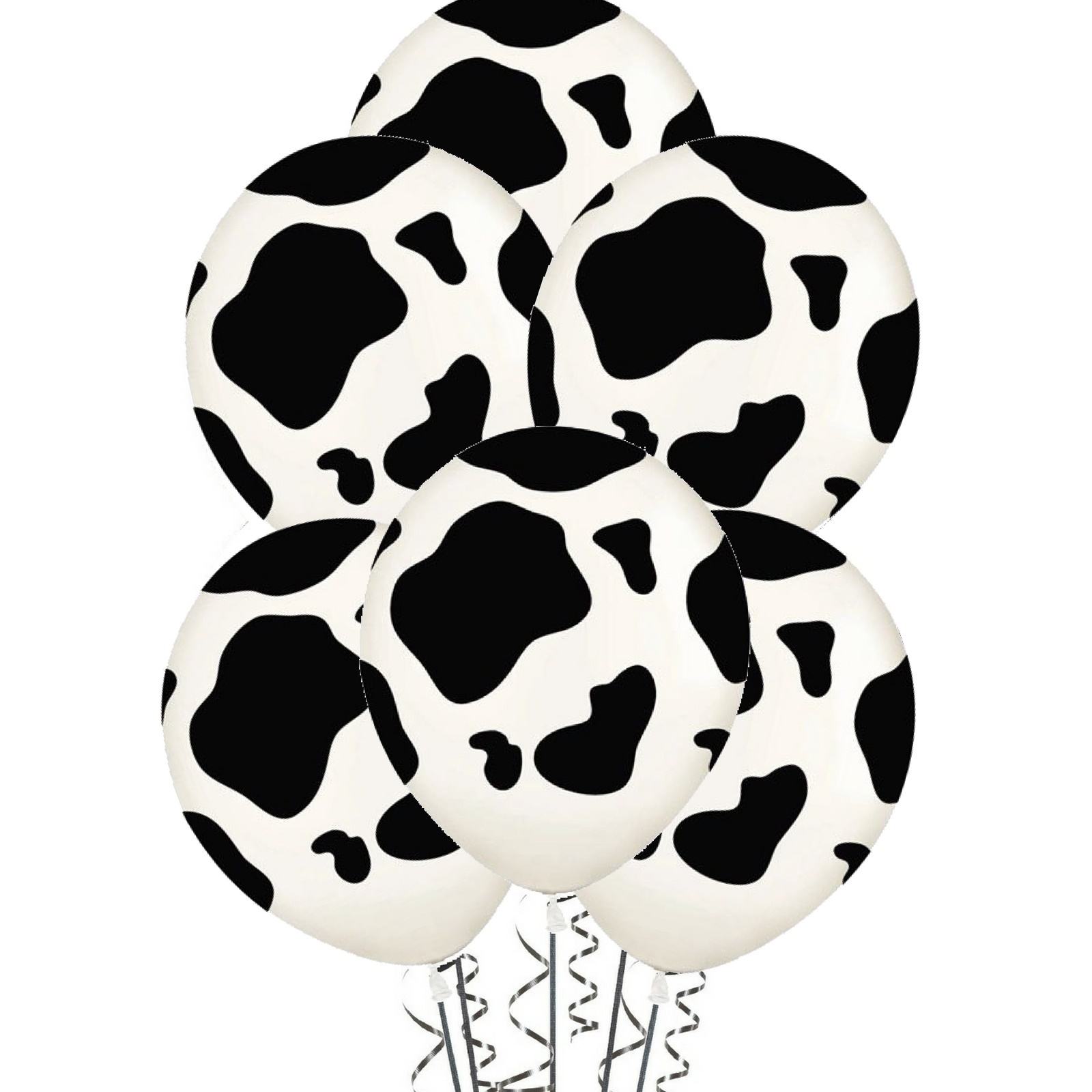 Sempertex All Over Cow Print Balloons (Pack of 12)