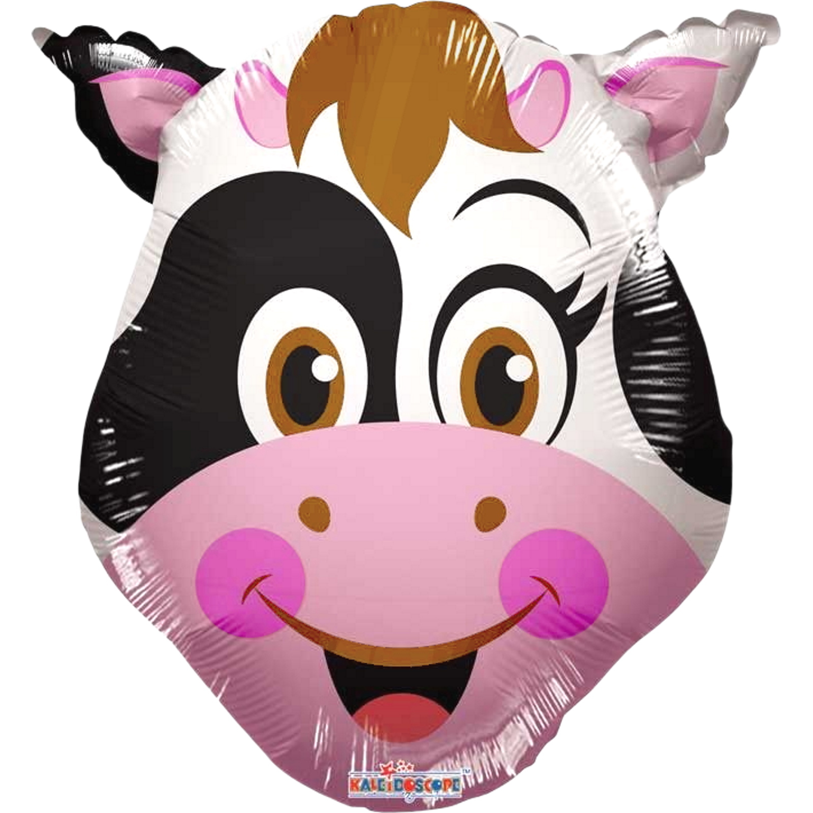 Cow Head Shaped Helium Foil Balloon 35cm